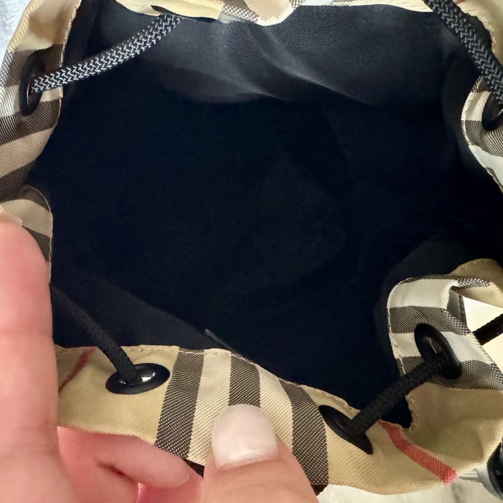 Burberry Mini Drawstring Pouch - Picture 4 of 4
